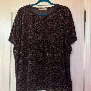 Short sleeve FP leopard print shirt